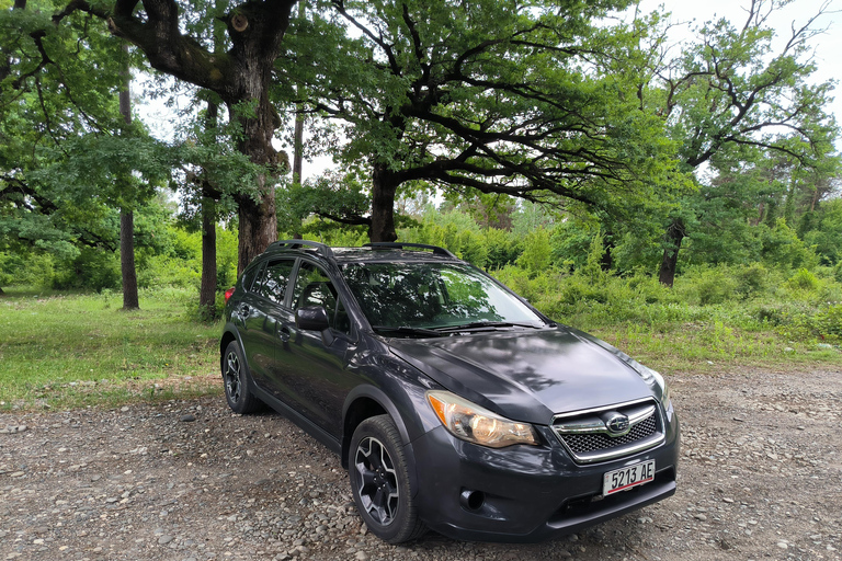 Tbilisi: Subaru Crosstrek 2014-2016, aluguel, condução autônoma