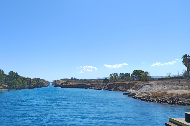 Corinth Canal Cruise, Epidaurus, and Nafplio Private Tour Canal views and photo stop, Mycenae, Epidaurus and Nafplio
