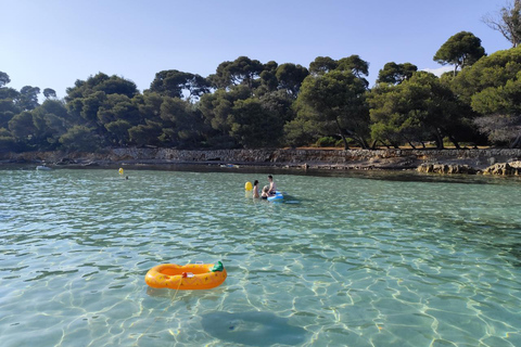 Cruise tour around the Lerins Islands with swimming, departing from Cannes