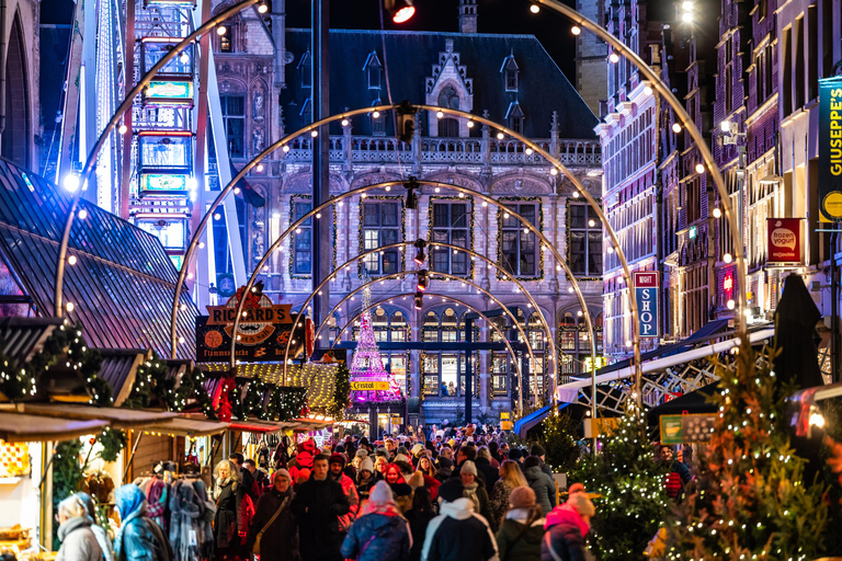 Ghent: Christmas Market Tour with Hot Cocoa and Treats