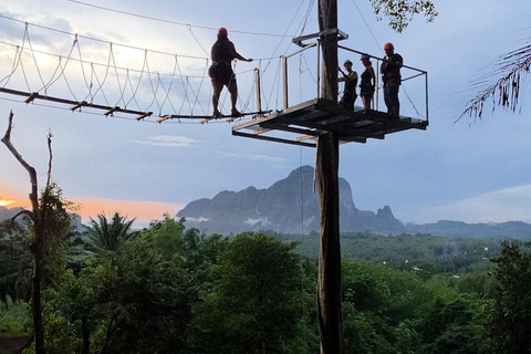 Krabi: ATV Nature Viewpoint & Zipline with Pickup Single rider : 30-Min ATV + Zipline Adventure