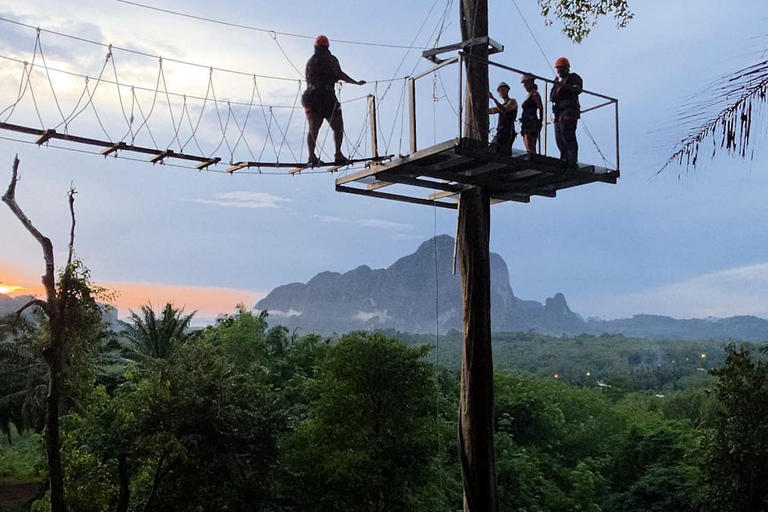 Krabi: ATV Nature Viewpoint & Zipline with Pickup Single rider : 30-Min ATV + Zipline Adventure