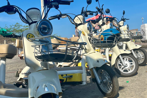 Taganga Beach Electric Motorcycle Tour, Kayak & Snorkel tour