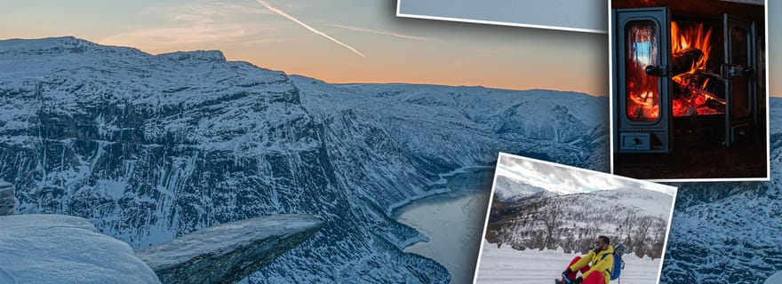 L'expérience de la cabane d'hiver de Trolltunga
