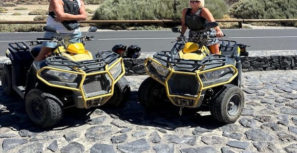 Tenerife: Quad biking to visit Teide National Park by day or at sunset