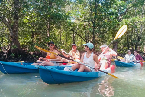 Ko Lanta: Mangrove kajakken, Ko Talabeng, & Schedeleiland