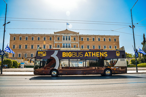 Atenas: Tour de ônibus hop-on hop-off Sightseeing Tour de ônibus hop-on hop-offHop-on Hop-off de 48 horas (rotas de Atenas, Pireu e Riviera)