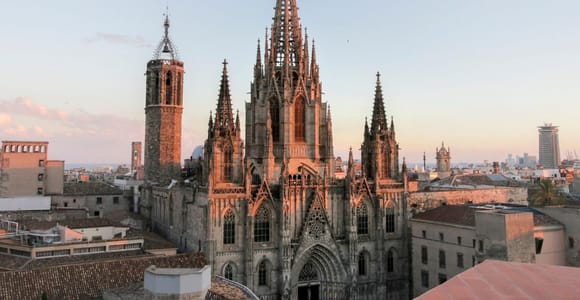 Barcelona: Private Tour durch die Kathedrale mit Zugang zur Dachterrasse
