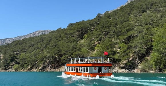 Antalya/Side: Green Canyon Full-Day Boat Tour Lunch &Drinks