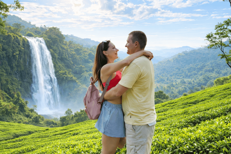 Nuwara Eliya Tea Plucking Tast Secret Falls on Hidden Paths Tea plucking | Tasting | Falls | Pool | Secret Off Road Path