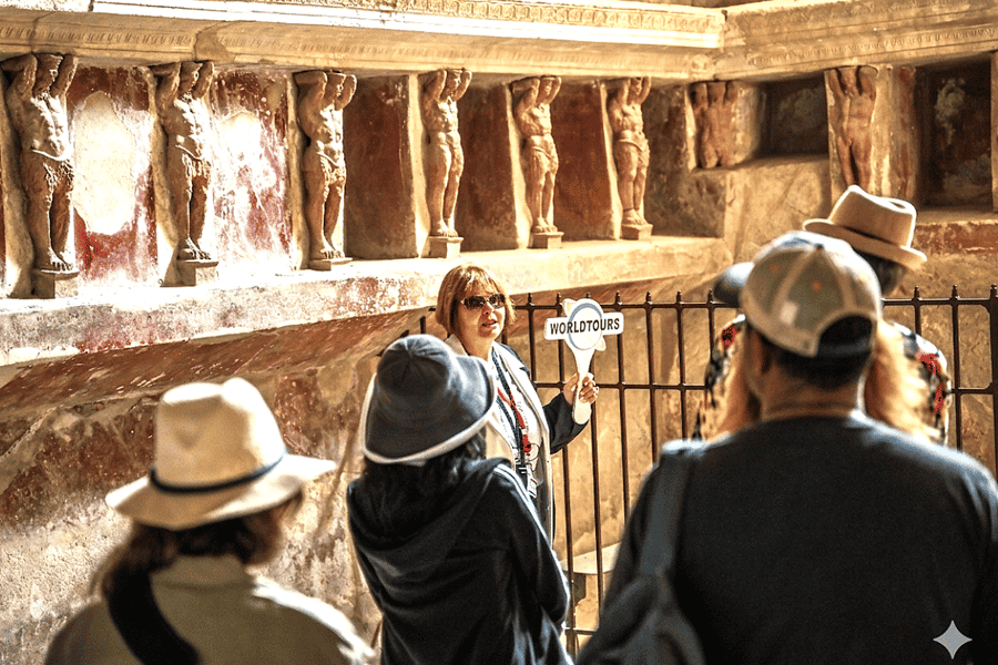 Ab Neapel: Archäologentour nach Pompeji und Herculaneum. Foto: GetYourGuide Ab Neapel: Archäologentour nach Pompeji und Herculaneum. Foto: GetYourGuide