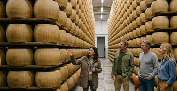 Near Modena: Parmigiano Factory & Cellar Tour with Tasting
