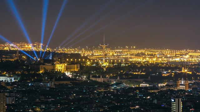 Barcelona by Night: Private City Lights &amp; Viewpoints Tour