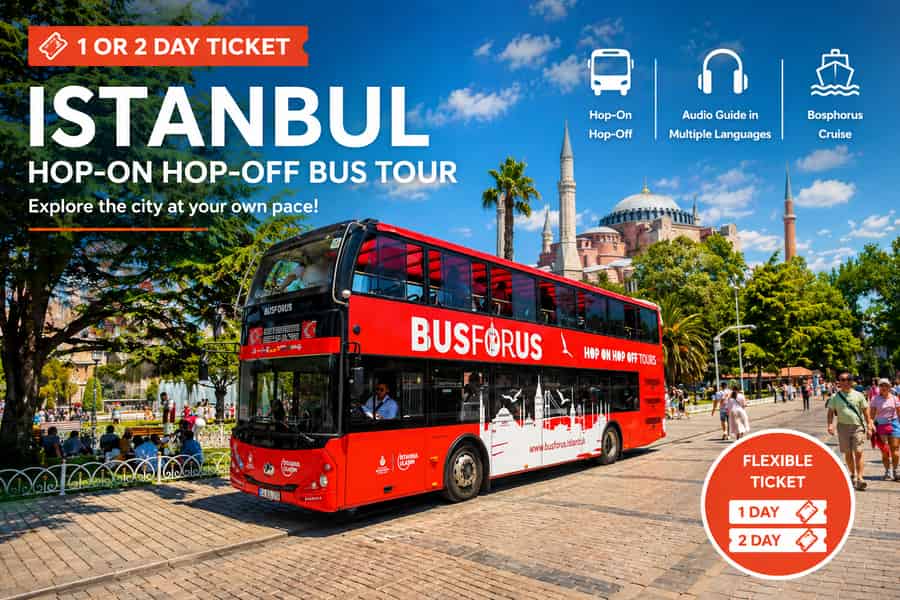 Istanbul: Bustour zu den Highlights der Stadt mit 1- oder 2-Tages-Pass. Foto: GetYourGuide