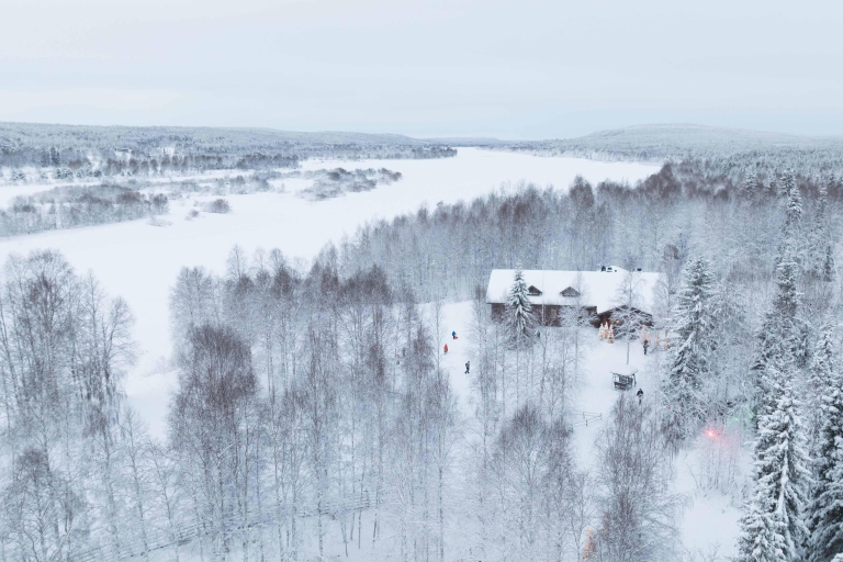 Rovaniemi: Husky knuffelen en sleeën