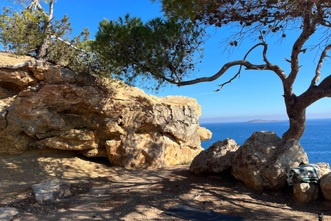 Ibiza; sessão guiada de trabalho de respiração na natureza