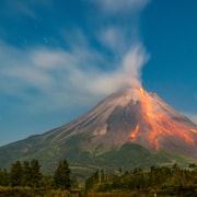 Merapi Volcano Lava Flow Night Tour with Transfers