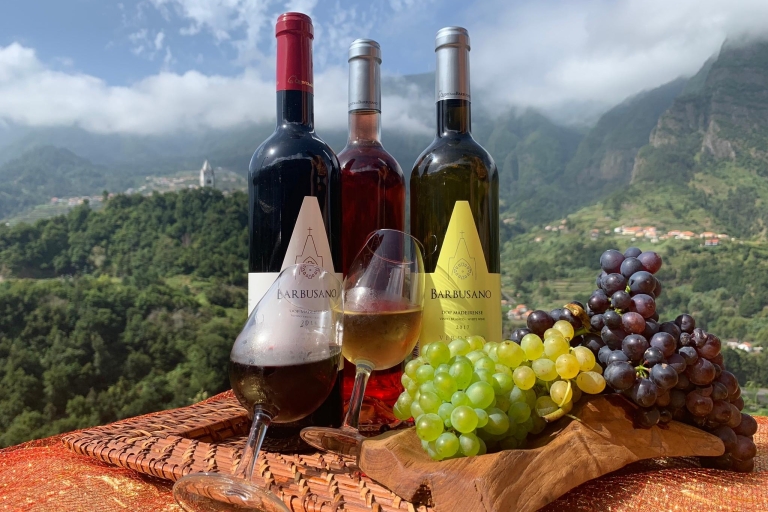Ab Funchal: Ganztägige Skywalk & Madeira-Weinverkostungstour