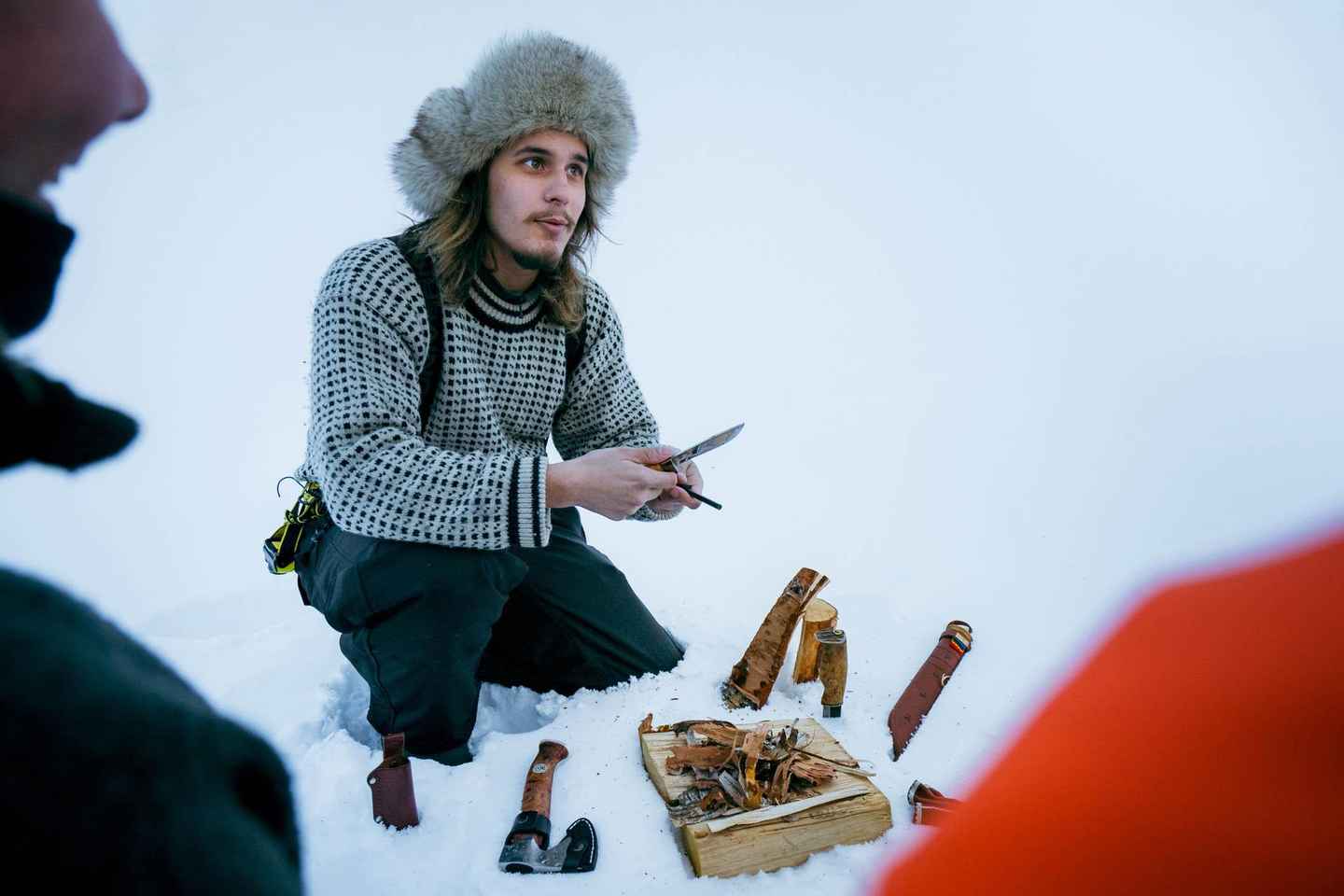 Desde Tromsø: Caminata Diurna con Raquetas de Nieve y Visita al Parque de Nieve