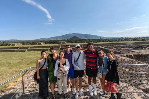 Visite de Teotihuacan avec prise en charge au Parque Mexico