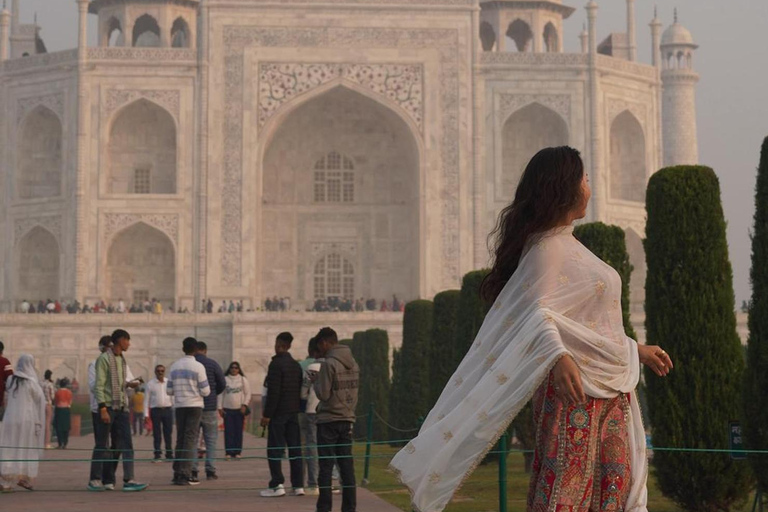 Depuis New Delhi : 2 jours à Āgrā et JaipurVisite avec guide, transport et hôtel 3 ou 4 étoiles