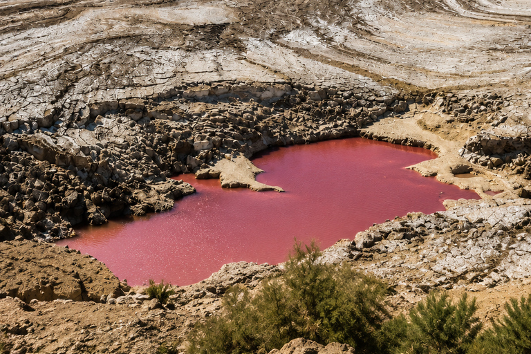 From Amman: Petra, Pink Salt Lake, & Dead Sea Day Trip Transportation Only Tour