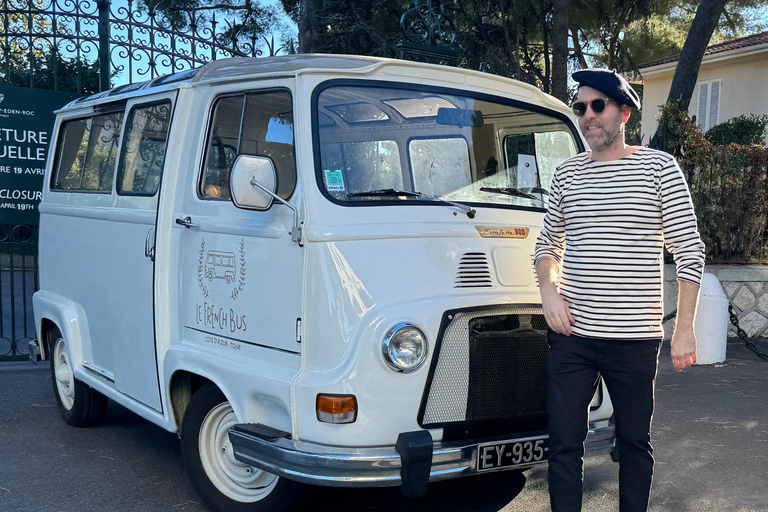 Cannes "Boho 2 hours Tour" z zabytkowym francuskim autobusemCannes: 2-godzinne zwiedzanie klasycznym francuskim autobusem