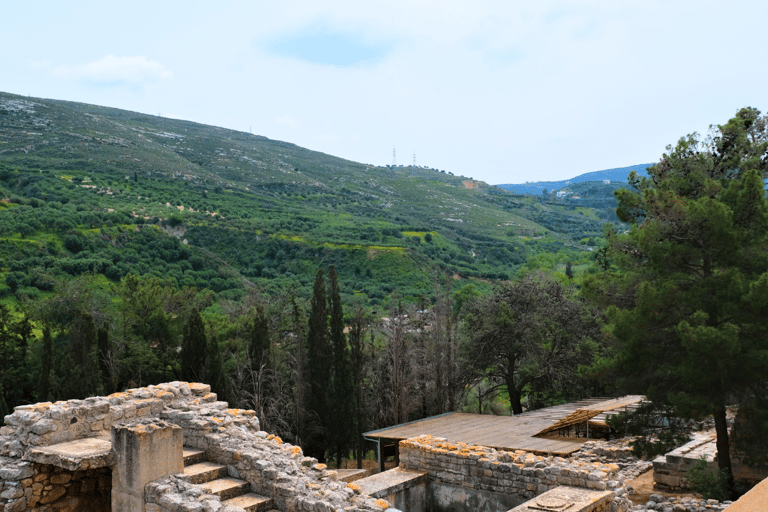 From Rethymnon: Day Trip to Knossos Palace & Heraklion City From Rethymnon: Knossos Palace and Heraklion Day Trip