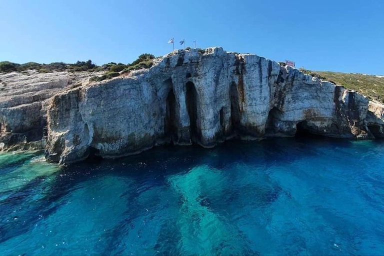 Desde Zante: Visita de 1 hora a las Cuevas Azules