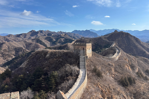 Beijing: Jinshanling Great Wall Private Tour with Lunch Bus to Jinshanling Great wall Hiking tour from Beijing