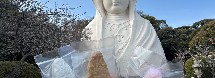Kamakura : Temple Ofuna Kannon et visite des sucreries japonaises