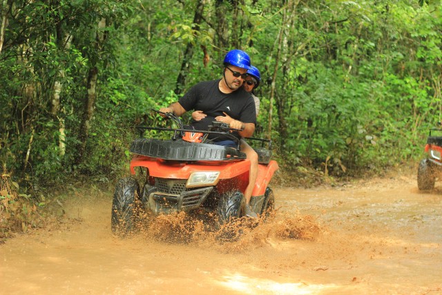 "ATV amazing experience from Cancun, ziplines and cenote"