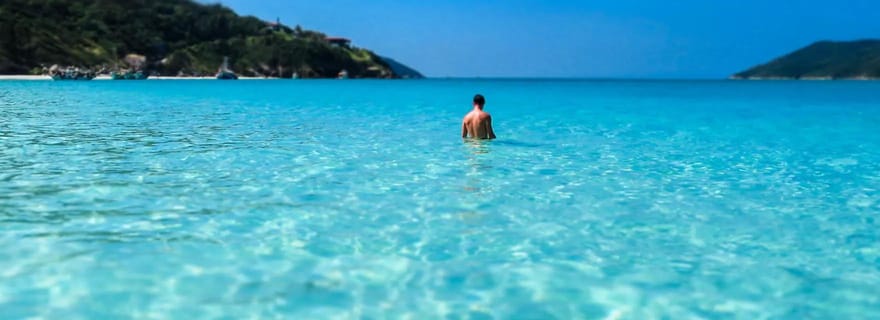 Visite guidée à Arraial do Cabo avec eaux cristallines et déjeuner