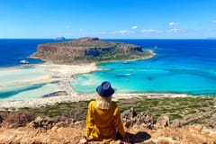 Von Chania/Kissamos: Offroad-Tour zur Lagune von Balos, Panoramawanderung und Schwimmen