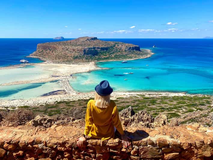 From Chania/Kissamos: Balos Lagoon Off-Road Trip, Panoramic Hike, and Swim
