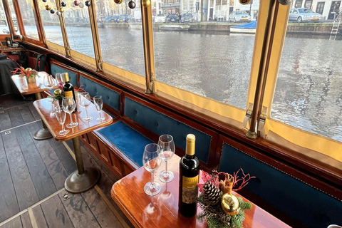 Amsterdam: Luxury Light Festival Cruise with Optional Drinks Light Festival Canal Cruise Regular (without open bar)