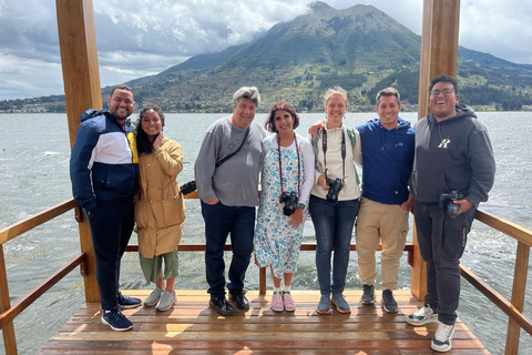 Otavalo market Peguche waterfall and Cayambe