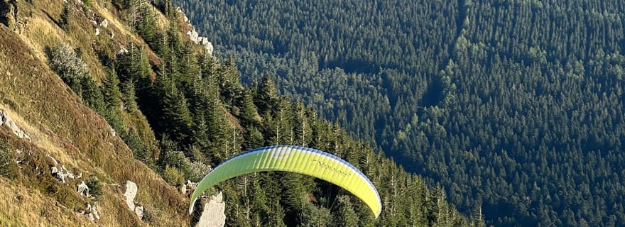 Puy de Dôme: baptême de parapente