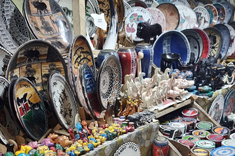 Maasai marknad Souvenir shopping