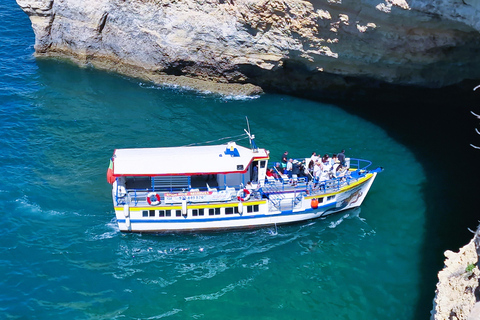 Benagil Cave Tour with Swim Stop, free Drink & Sunset Option Benagil Caves & Coast Boat Tour with Swim Stop and Drink