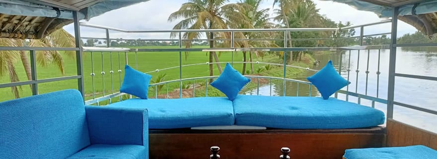 Alleppey : croisière au coucher du soleil en péniche avec thé et collations