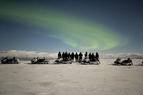 Björkliden/Abisko: Wycieczka skuterem śnieżnym nocnym niebem