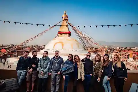 Tour di un giorno all'alba di Nagarkot con sette siti patrimonio dell'UNESCO