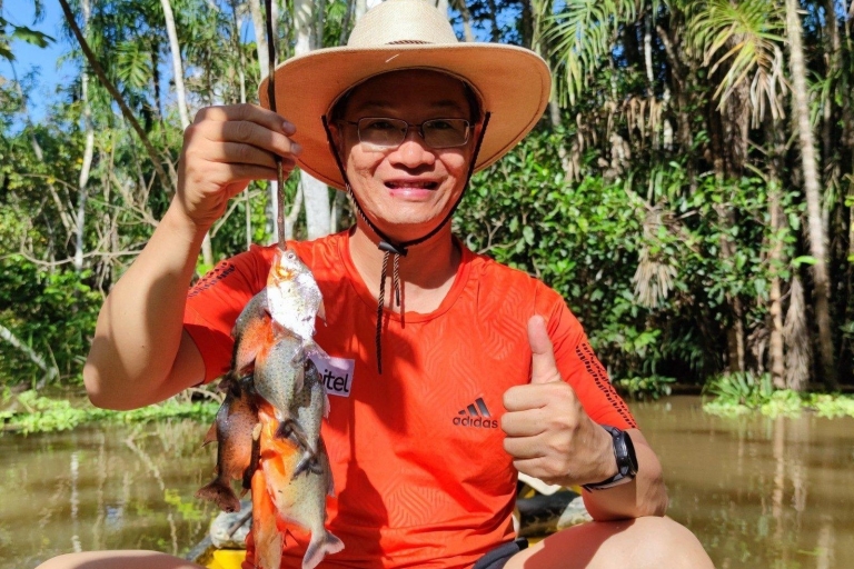 Dschungel Iquitos 3D |Bootfahren+Piranha-Fischen+Nachtausflug|
