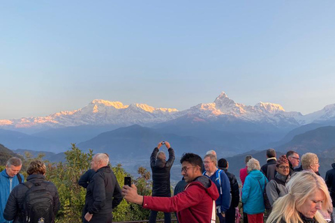 Sarangkot soluppgång Tibetansk kulturresa