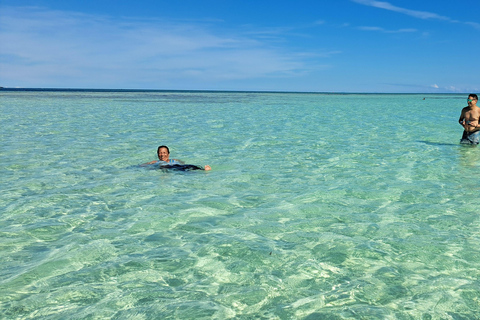 Snorkel e churrasco na costa