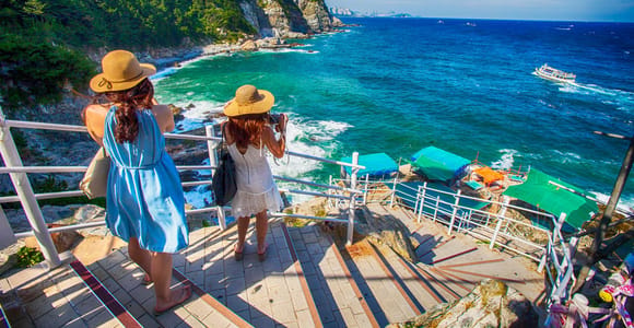 Busan: Küstenjuwelen, Strandzug, Kulturdorf & mehr