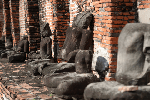 Ayutthaya: Tour di un giorno dei templi e dei caffè patrimonio dell&#039;UNESCOPartecipa al tour di mezza giornata