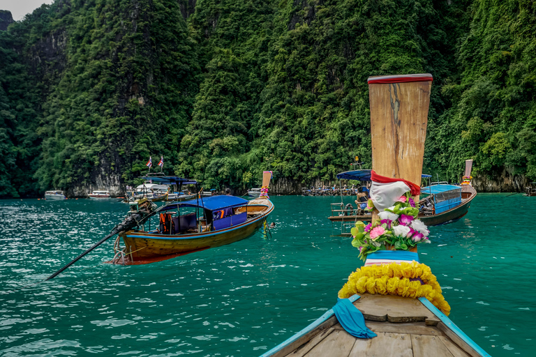 Phi Phi: Excursión al atardecer a Maya Bay en barco de cola larga