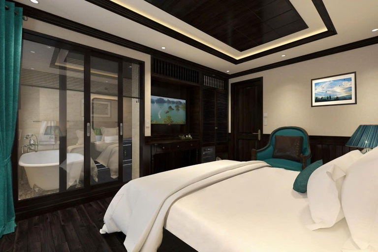 Hanoi: Ha Long bay 5 star cruise 2 day trip Meet at meeting point - Ha Long port